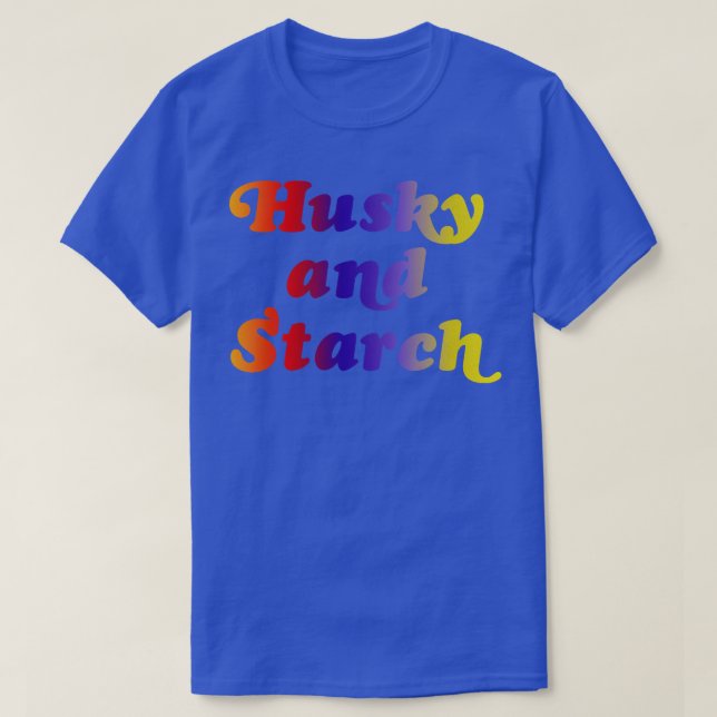 T-shirt Husky et Starch The Benny Hill Show Sketch (Design devant)