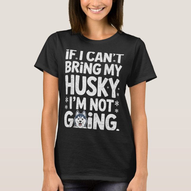 T-shirt Husky For Men Women Siberian Huskies Dog Lover Tra (Devant)