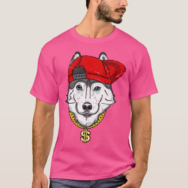 T-shirt Husky Hip hop Love (Devant)