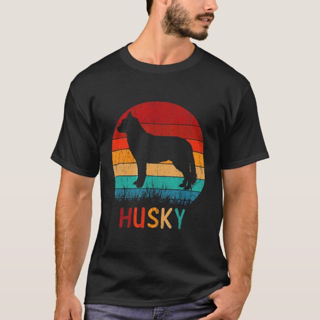 T-shirt Husky les années 70 Breed (Devant)