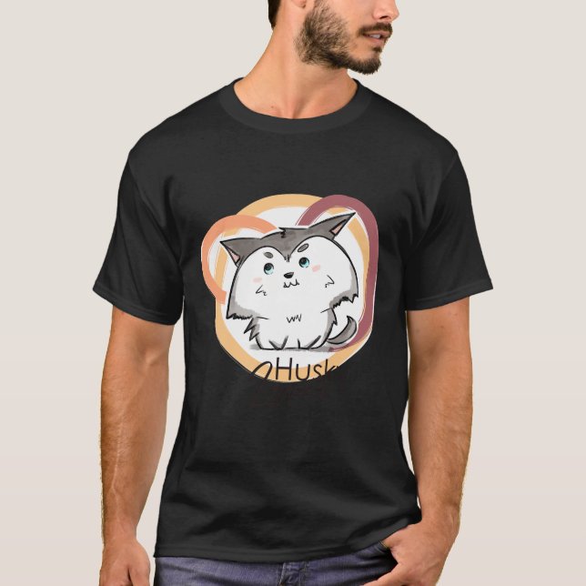 T-shirt Husky Lover (Devant)