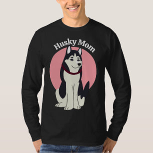 T-shirt Husky Maman