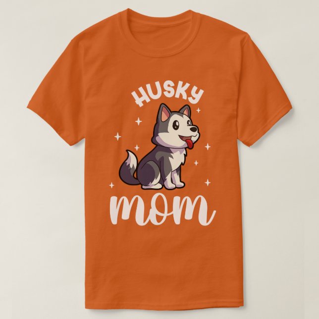 T-shirt Husky Maman Siberian Husky (Design devant)