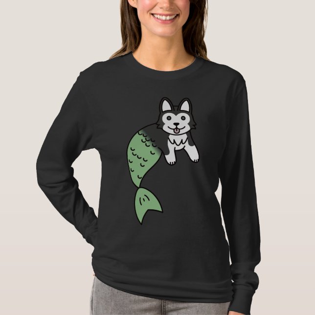 T-shirt Husky Mermaid (Devant)