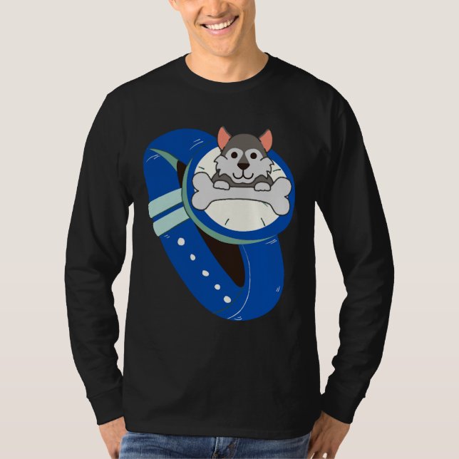 T-shirt Husky On Watch (Devant)