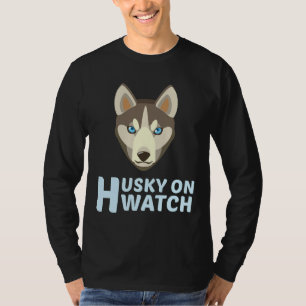 T-shirt Husky On Watch Husky Husky Wolf