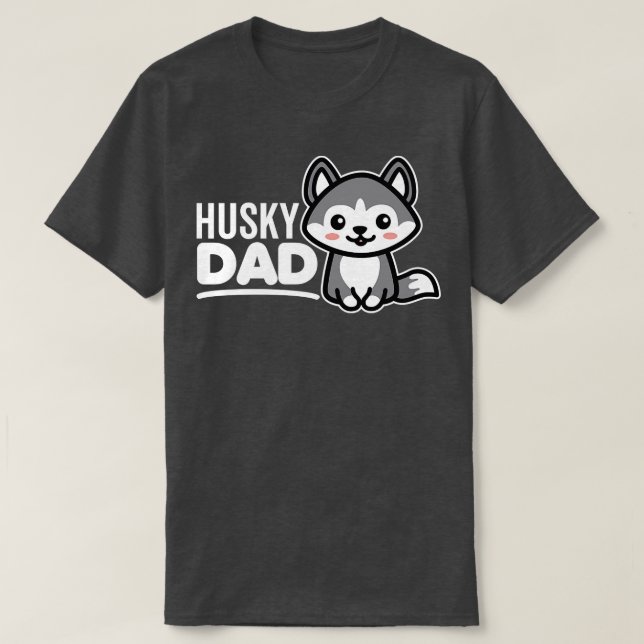 T-shirt Husky Papa (Design devant)
