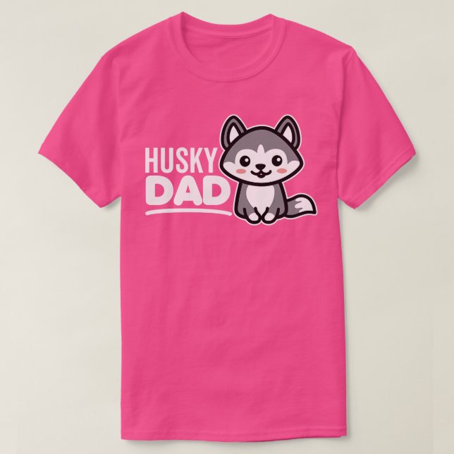 T-shirt Husky Papa (Design devant)