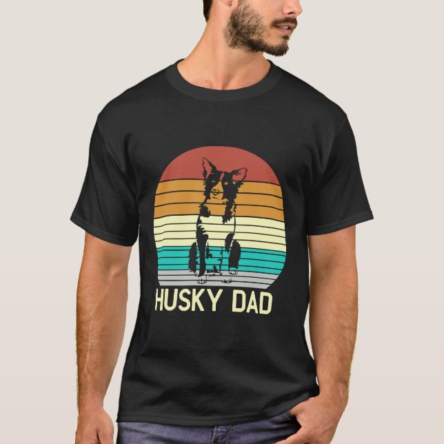 T-shirt Husky Papa (Devant)