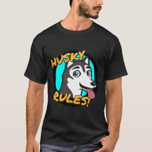 T-shirt Husky Rules !