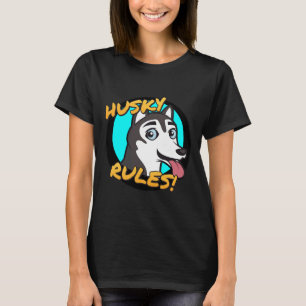 T-shirt Husky Rules !