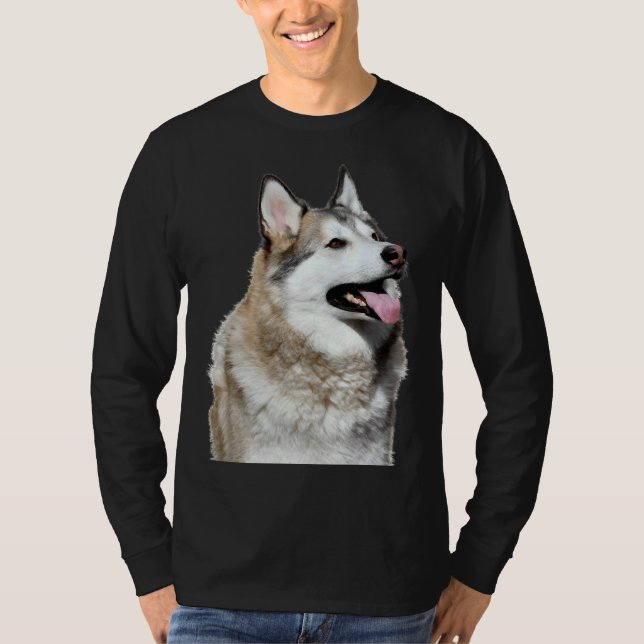 T-shirt Husky Sitting (Devant)