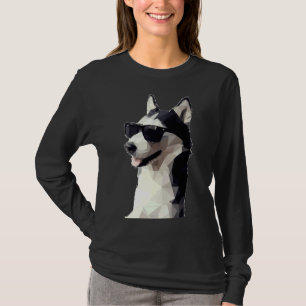T-shirt Husky sur lunettes de soleil