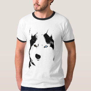T-shirt Husky Wolf Husky Chien de traîneau à chien