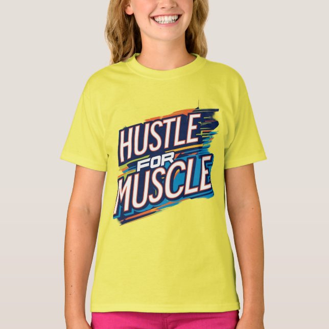 T-shirt Hustère pour muscle (Devant)