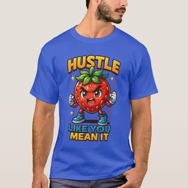 T-shirt Hustle Comme Vous Voulez Dire Chibi Strawberry Tee (Devant)