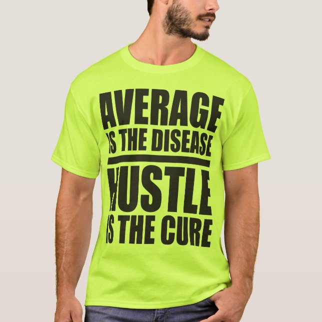T-shirt Hustle - Motivation de l'entraînement (Devant)