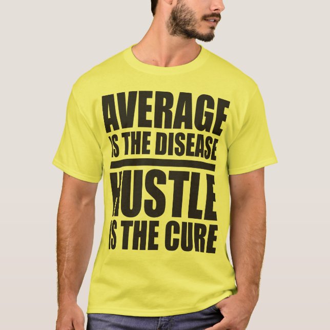 T-shirt Hustle - Mots Motivationnels (Devant)