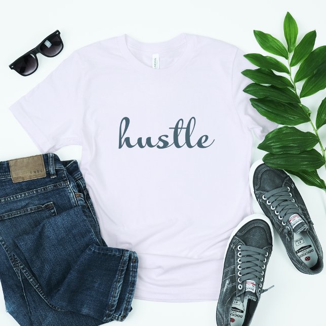 T-shirt Hustle - Restez focalisé, Restez conduit (Créateur téléchargé)