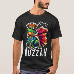 T-shirt Huzzah King Frog