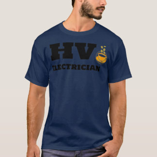 T-shirt HV Electricien et café