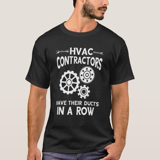 T-shirt HVAC Contractors HVAC Installer Engineers HVAC Tec (Devant)
