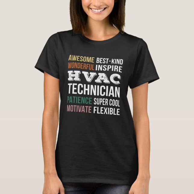 T-shirt HVAC Technician  Appreciation (Devant)