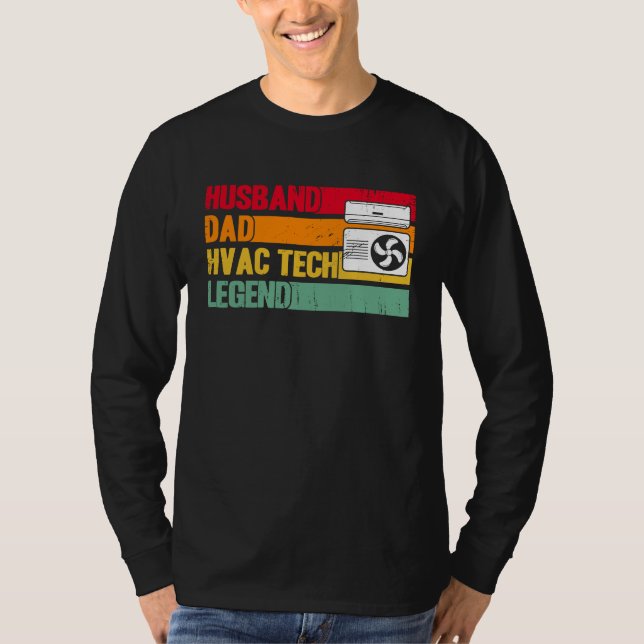 T-shirt HVAC Technician HVAC Tech Husband Dad HVAC Tech Le (Devant)