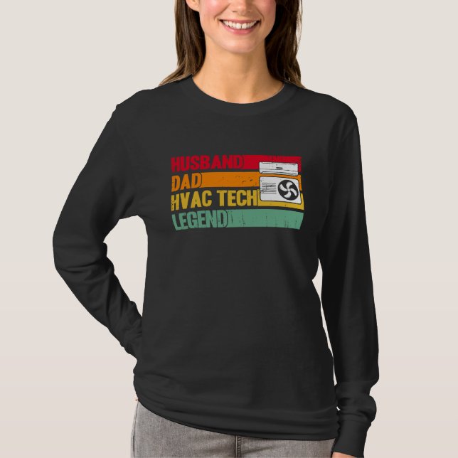 T-shirt HVAC Technician HVAC Tech Husband Dad HVAC Tech Le (Devant)
