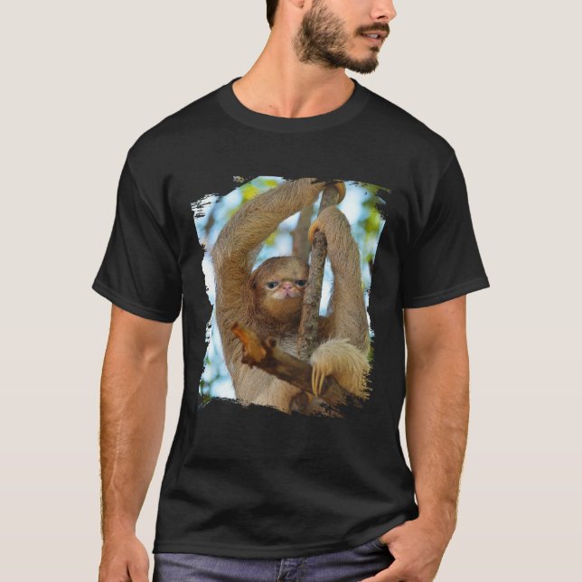 T-shirt Hybride de Chat Paresseux Coth (Devant)