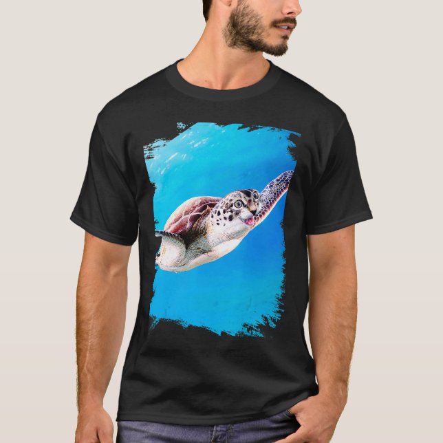 T-shirt Hybride de tortue de chat Curtle (Devant)