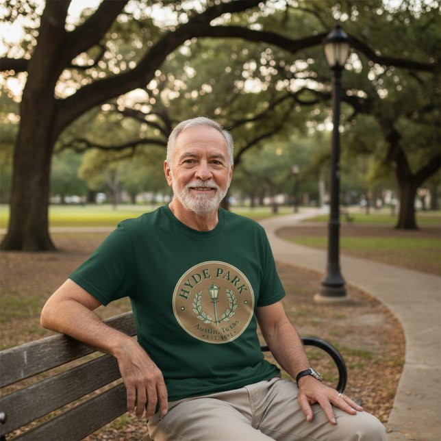 T-shirt Hyde Park Austin Texas Quartier Ancien (Créateur téléchargé)