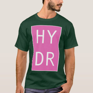T-shirt HYDR rose surdimensionné