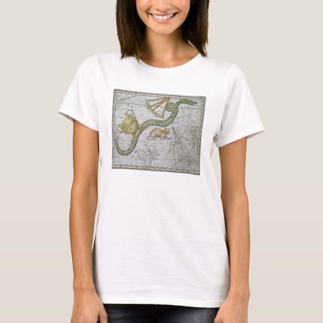 T-shirt Hydra, de "A Celestial Atlas", pub. en 1822 (col. (Devant)