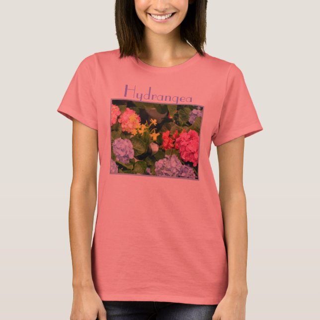 T-shirt Hydrangea Hues (Devant)