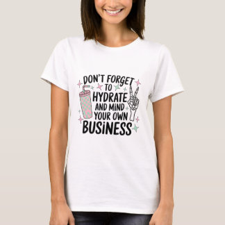 T-shirt Hydrate & Mind Votre Chemise D'Affaires