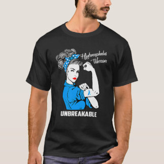 T-shirt Hydrocéphale Guerrier Imparable Sensibilisation Hy