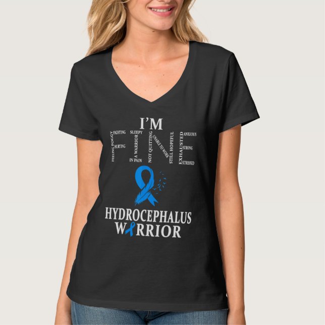 T-shirt Hydrocéphalie Guerrier Im Fine (Devant)