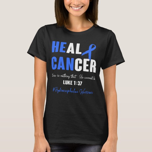 T-shirt Hydrocephalus Awareness Ribbon Support Gifts (Devant)