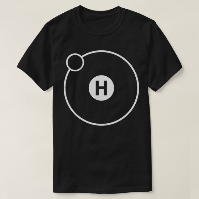 T-shirt Hydrogen Atom Science Biology Chemistry (Design devant)