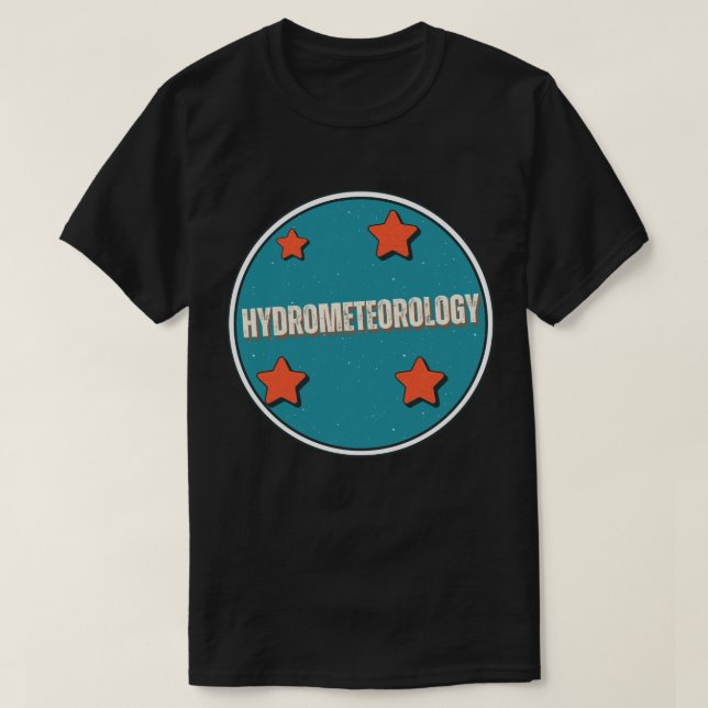 T-shirt Hydrométéorologie (Design devant)