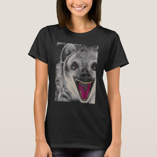 T-shirt Hyena Gape Hyaena (Devant)