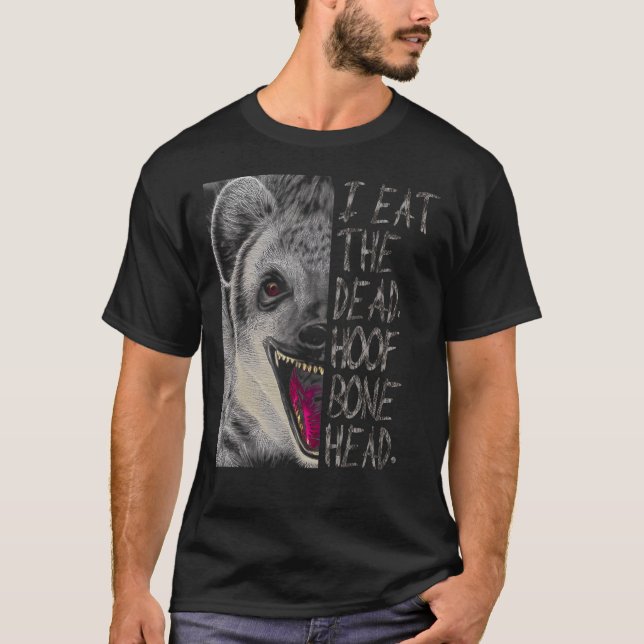 T-shirt Hyena Mat Dead Hyaena (Devant)