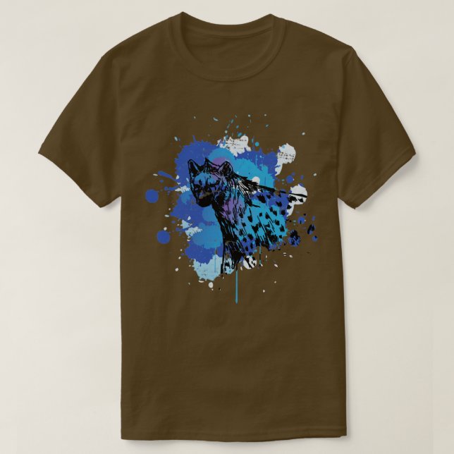 T-shirt Hyène animale d'Afrique (Design devant)