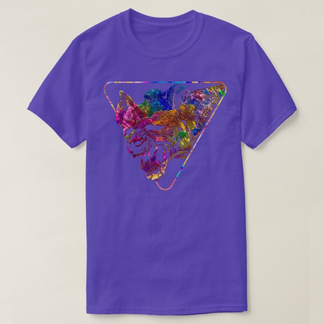 T-shirt Hyène colorée 10 (Design devant)