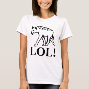 T-shirt Hyène - rire LOL bruyant