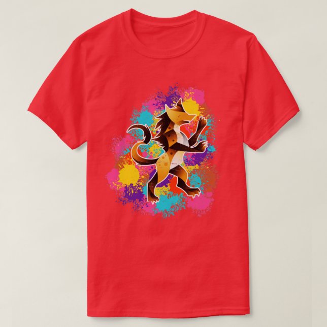 T-shirt Hyène vintage (Design devant)