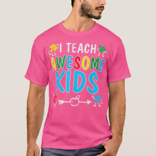 T-shirt Hyhy J'Enseigne La Sensibilisation sur l'autisme D