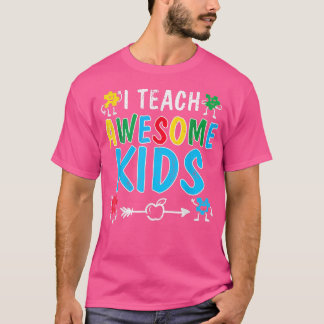T-shirt Hyhy J'Enseigne La Sensibilisation sur l'autisme D