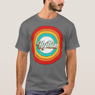 T-shirt Hylton Nom Chemise Vintage Cercle Hylton